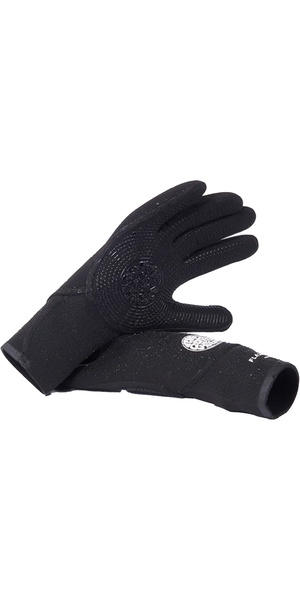 2026 Rip Curl Flashbomb 5/3mm 5 Finger Gloves WGLYDF - Black